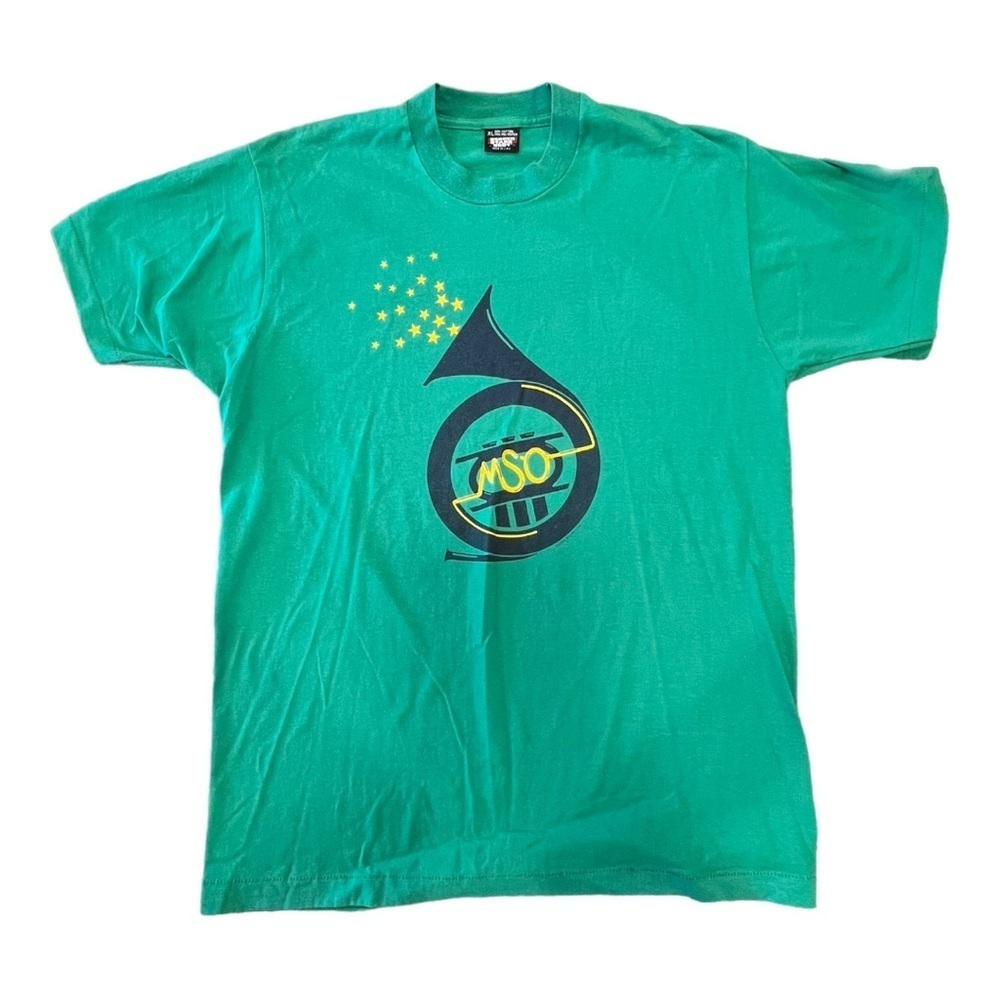 MEN’S XL T-shirt, French horn